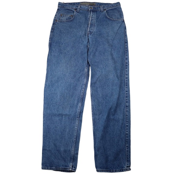 Vintage Levis Silvetab Stud Fly Baggy Denim Jeans